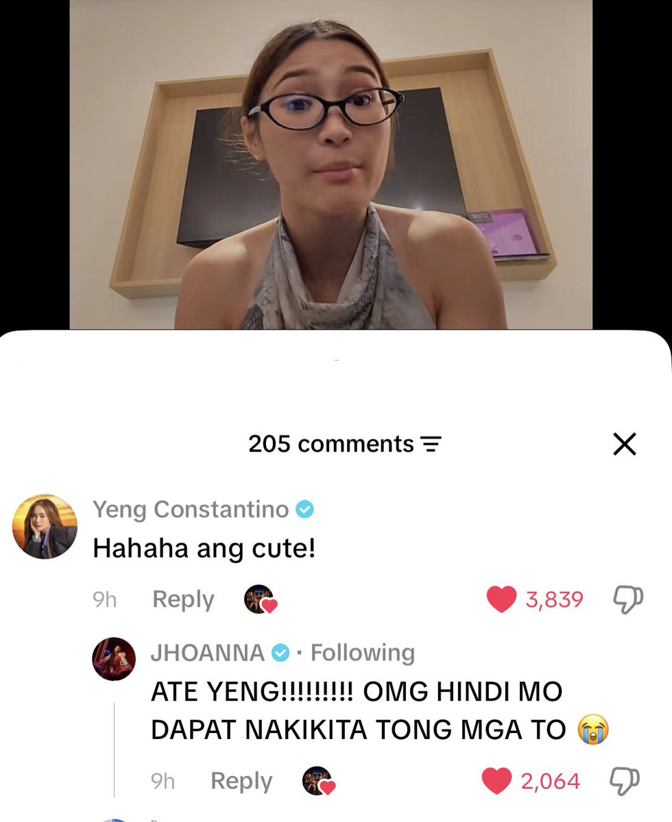 roseshollie_'s tweet photo. mind you, this was just her constantly yapping on her random live 😭 @bini_jhoanna , you will always be loved by this iconic OPM artist 🥹🫶 https://t.co/3YgvLbzrqZ