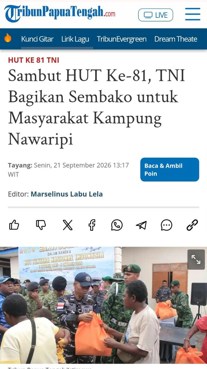 AdenaAlien's tweet photo. Prajurit TNI tidak segan mengotori tangan dan kaki. Demi bantu petani yang menjadi penopang utama ketahanan pangan, mereka bekerja dengan ikhlas.
Wujud Aksi Nyata https://t.co/TUM1nzLzOY
