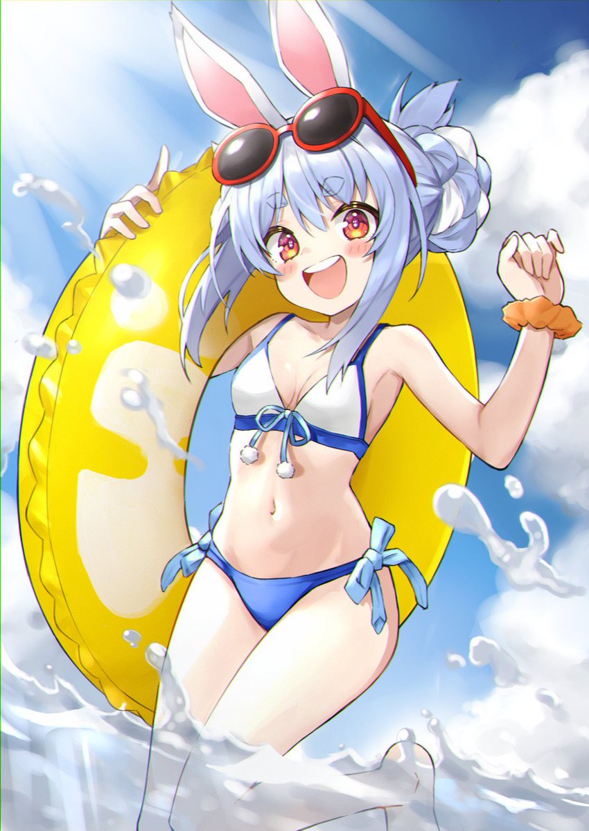 agataoekaki's tweet photo. 暑いので納涼ぺこちゃん再掲🌞👯 https://t.co/zSBqu0vvWm