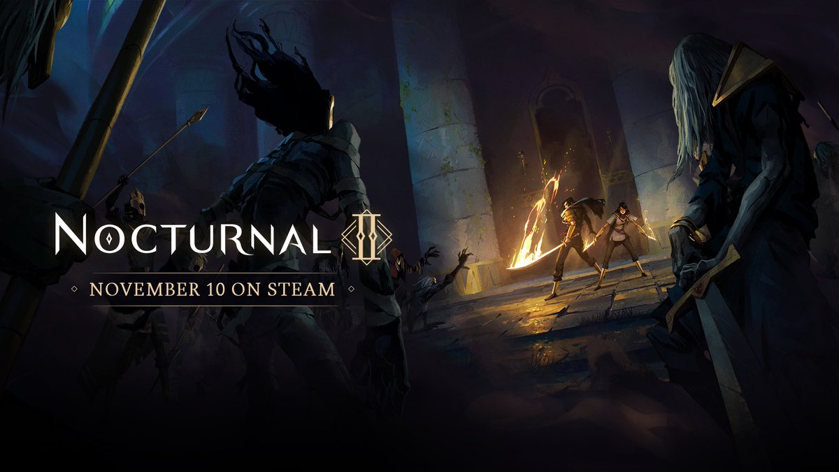 SunnysideGames's tweet photo. Happy to share that Nocturnal 2 launches on Steam on November 10!

➡️ https://t.co/cJAwOj8q4k
#gamedev #indiegames #madewithunity https://t.co/1lWYeEcWNb