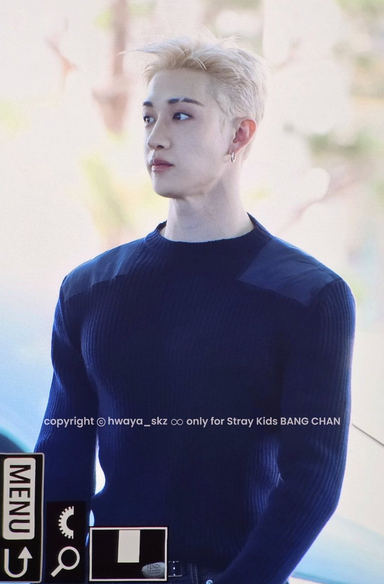 channieschild's tweet photo. his bleached roots??! the eyebrow slit and the damn shoulder to waist ratio.. the boobs.. this fit is insane https://t.co/XziPyyisvm