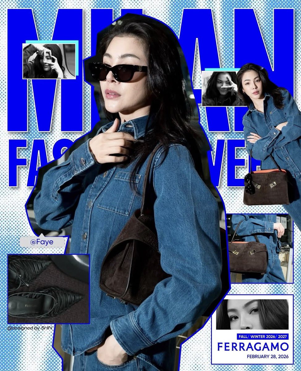 fayerfyou00's tweet photo. เวลาโพสต์หรือคอมเมนต์ อย่าลืมเมนชั่นทั้งชื่อพี่ฝ้ายและชื่อแบรนด์ควบคู่นะคะ และแนะนำว่าเมนชั่นชื่อเต็ม Faye Peraya แทนการใช้แค่ Faye 

เช่น
Can't wait for Faye Peraya x Ferragamo 
Faye Peraya looks stunning in Ferragamo 

#FayePeraya #ฝ้ายพีรญา #FerragamoSS27 #Ferragamo #MFW #MilanFashionWeek