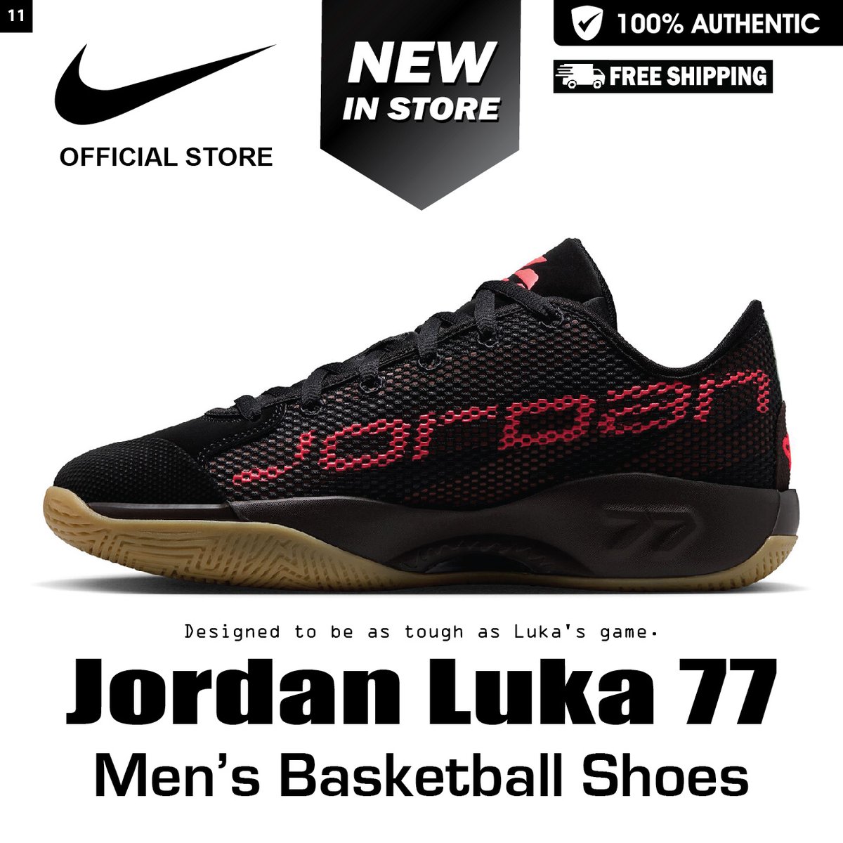 justdoit_shoes's tweet photo. Nike JORDAN LUKA 77 [Men] Black: https://t.co/vuMQCU8Nw8
Designed to be as tough as Luka's game, the Luka 77 is built to help you dominate on rugged outdoor courts. 
#Nike #NikePH #PHStoreNIKE #NikePHStore #Luka #Luka77 #NikeShoes #Basketball #Men #Doncic #Jordan #Shoes https://t.co/3VaU2PKAOX