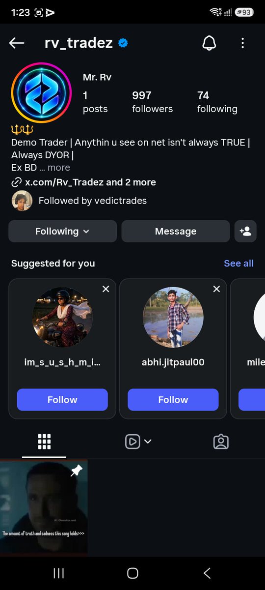 SaniDey16's tweet photo. @Rv_Tradez @FTMarketslive I have blown over 20+ accounts in my trading journey however every account has taught me an invaluable lesson, since then i have mastered myself and my emotions to the fullest, if I'd be honoured to be part of the FTM family and introduce more traders accross the globe to it ❤️❤️ https://t.co/qn2L7jZD8B