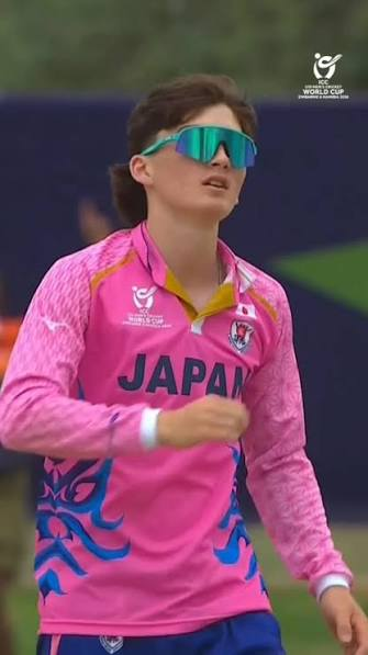 ABsay_ek's tweet photo. Some days cricket just forgets its own hierarchy. At sano, Japan, a 5over exhibition thrown together to mark 75 years of India Japan diplomacy and a teenager who sometimes commutes hours by train just to find a proper net session ends up restricting the reigning T20 World Champions out for 32 runs.

Charlie Hara-Hinze opened the bowling and had Abhishek Sharma back in pavilion for a golden duck. India slid to 14 for 3 insidw 3 overs and by the time final over came around, he was the one trusted to bowl it again, taking out captain Shreyas Iyer, one of the finest players of spin,right when India needed him most.

None of this happened by luck. This is a boy who trains out of Northern Suburbs in Brisbane because Japan barely has real turf to offer him, who spent 4 years completely cut off from his own Japanese family during COVID, unable to even visit and who found his way back to them only through this sport.
He once bowled an U17 side out for just 7 runs, taking 6 wickets for 4(7 batters dismissed for duck). He had already got the better of India's own Vaibhav Sooryavanshi at Under19 level 2 years before this.

Now he is sitting on 49 T20I wickets with economy of 5.02, average of 12.87, numbers that don't really belong to a teenager from a cricketing nation ranked 41st in the world. He is just 1 wicket away from 50 T20I wickets & he is still not old enough to vote in most countries.

Japan built this on artificial Flicx pitches laid over baseball outfields, on diaspora kids finding their way home through cricket instead of away from it. Hara-Hinze just gave that whole project its proof at Sano, against the best T20I team on earth.