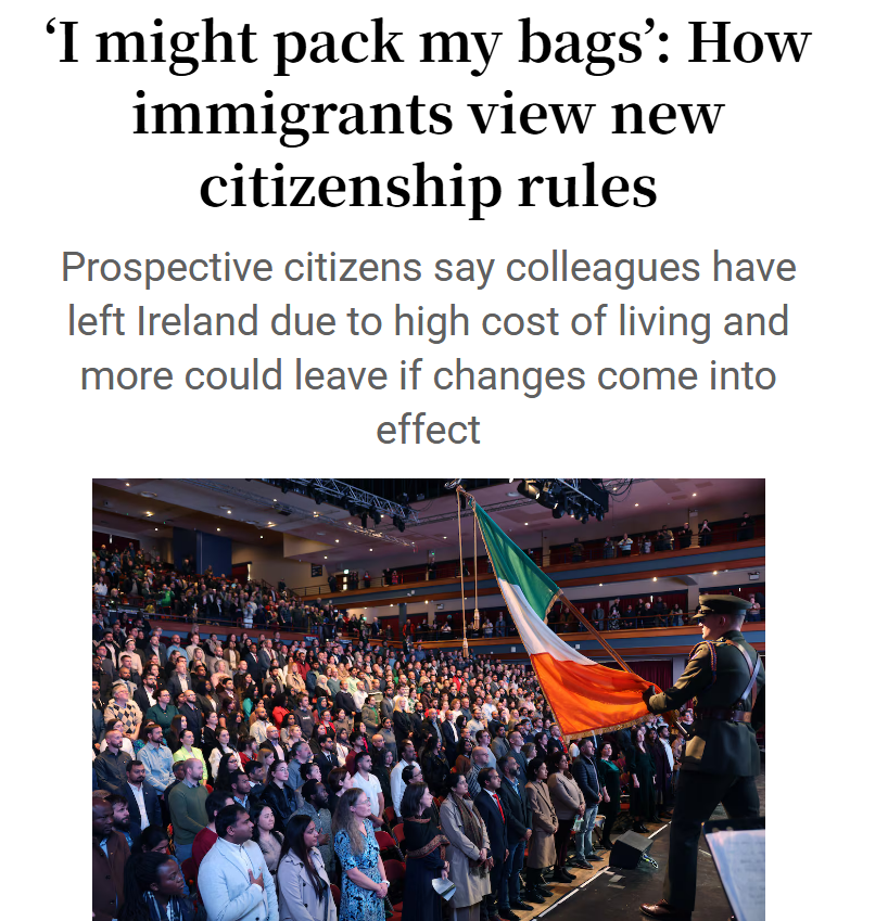amanda2026ie's tweet photo. Maryam Umer, a 33-year-old from Kashmir, who came to ireland in 2021 and works for the Immigrant Council of Ireland says at this point, if they change this reckonable residence- if they change the policy around it I might pack my bags and leave the country https://t.co/elkubkdKB3 https://t.co/OhPvqvzdHY