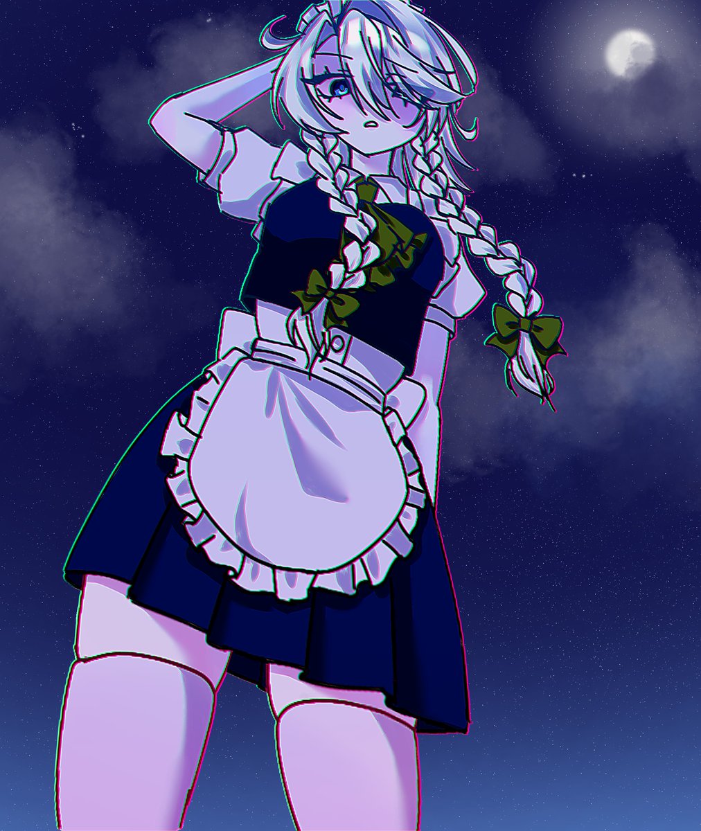 nekosabu_12's tweet photo. 昨晩のメイド長
 #東方Projectㅤㅤㅤㅤ 
 #十六夜咲夜 https://t.co/HOgh0j2xIv