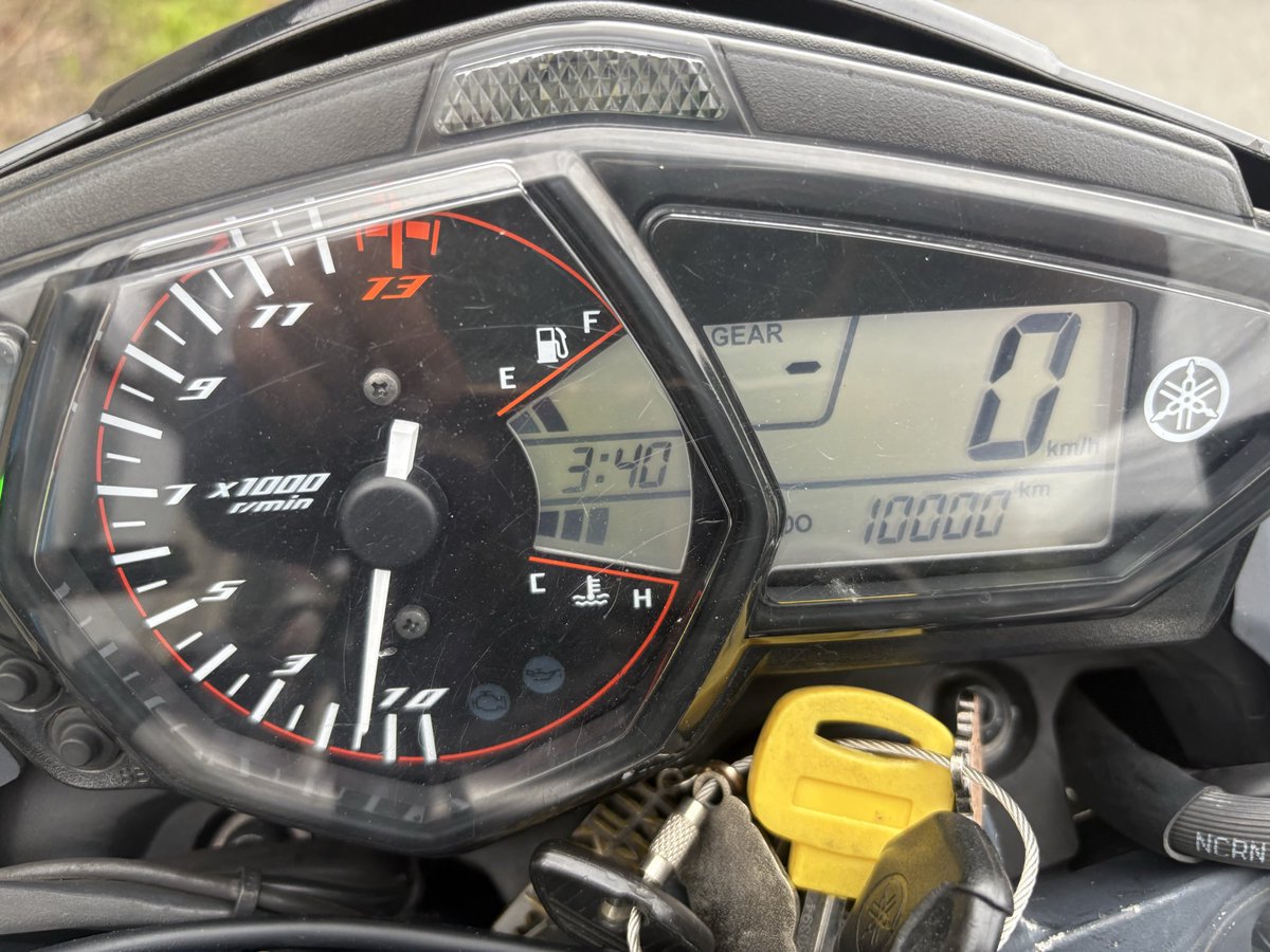 rexdatta's tweet photo. バイク欲高まってビーナスライン行ってきた！楽しかった。

今回のツーリングで10000キロ達成！
7年かかったから遅すぎw https://t.co/QKBiVgWeqE