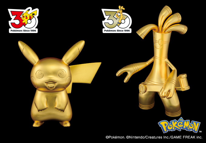 PokeGetInfoMain's tweet photo. 【ポケモン30周年】
サーフゴーを純金で製作した「K24 サーフゴー」の発売が決定

📅 2026年9月30日(水)発売
📍 横浜髙島屋 8階「横浜大黄金展」
💰 1,540,000円(税込)

✅商品詳細
・素材：K24(純金)
・重さ：約15g
・高さ：約6cm

さらに会場では
・金箔約730枚を使用した等身大サーフゴー
・金箔約200枚を使用した等身大ピカチュウ
の黄金像も特別展示されるようです

✅詳細はこちら
https://t.co/4zaM9cNpJA