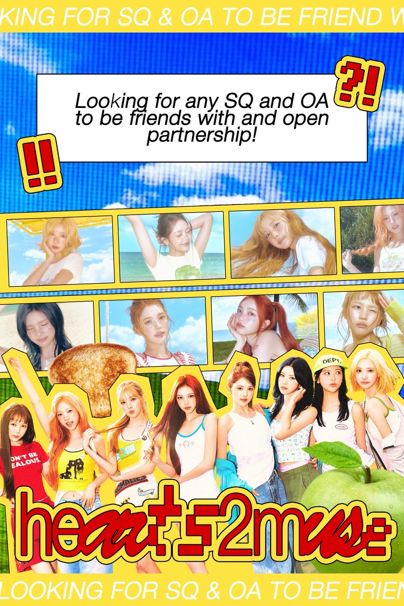 Hearts2Muse's tweet photo. ୨୧ ˚₊‧ Hi hi! Hearts2Muse would love to meet more SQ/OA friends and is open to media partnerships too! If you’d like to connect, leave a little reply below or send our manager a message on Telegram with your proposal. 🎀🪽 https://t.co/bIdVflzkcx