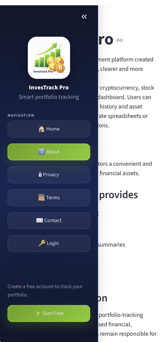Thecoinconnect's tweet photo. Your investments shouldn’t be scattered across different apps. 📊

Track your Crypto, Stocks, ETFs & Bonds in one place with InvesTrack Pro.

✅ Monitor your complete portfolio
✅ Track performance & returns
✅ Follow markets & the economy
✅ Built-in investor tools

Download InvesTrack Pro on Google Play 👇

https://t.co/JvE8lAsqbe

#Crypto #Investing #Stocks #PortfolioTracker #FinTech