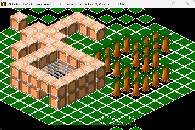 mdf200's tweet photo. Found this in my archives. It's the source of the "dino.exe" name that #GTA1 inherited (via it's DINO.BAT).

It was listed as "Darrens Dino Game".

Unless this was Attack! I have no idea what this game concept was. This would have been the demo that I drew the Isometric picture for, and the code framework would then be used for the first #GTA Prototype

@gtacommunitysol $GTA
