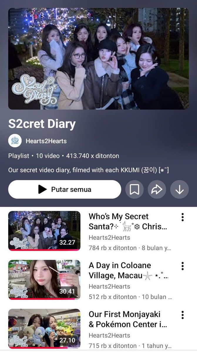 ppanghaerin's tweet photo. kangen S2cret Diary 😭 udah 8 bulan ga update... kangen bgtt liat kerandoman H2H :(

buruan upload S2cret Diary lagii @Hearts2Hearts https://t.co/DnjPbsR7Mn