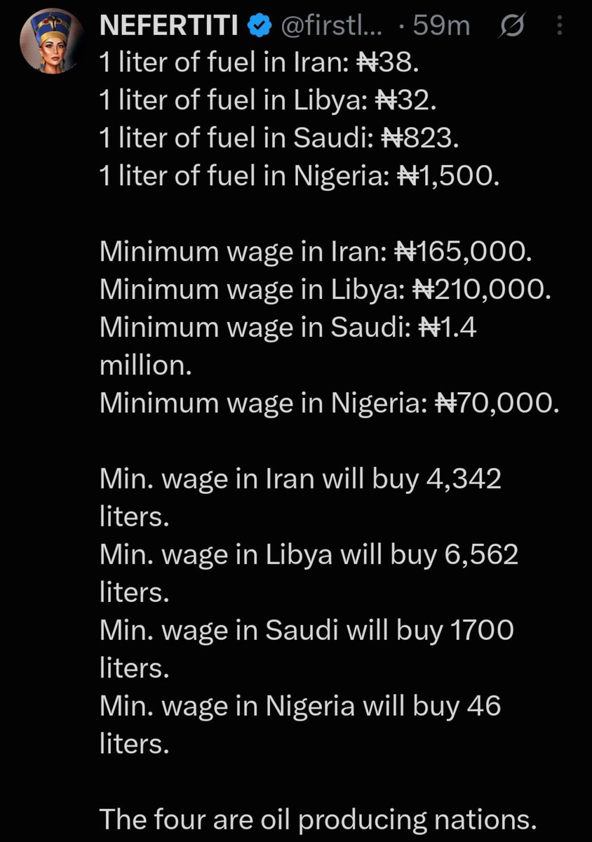 DebbySimon69's tweet photo. @originalproflle Corrupt BATst@rds @NLCHeadquarters have betrayed the people of Nigeria.

During Jonathan’s govt, Tinubu sponsored protesters for two weeks at Ojota, Lagos.

Tinubu didn't implement 2024, 2025 and 2026 national budgets.

Tinubu didn't remove subsidy and he increased fuel ₦1500. https://t.co/VELXfLno1g