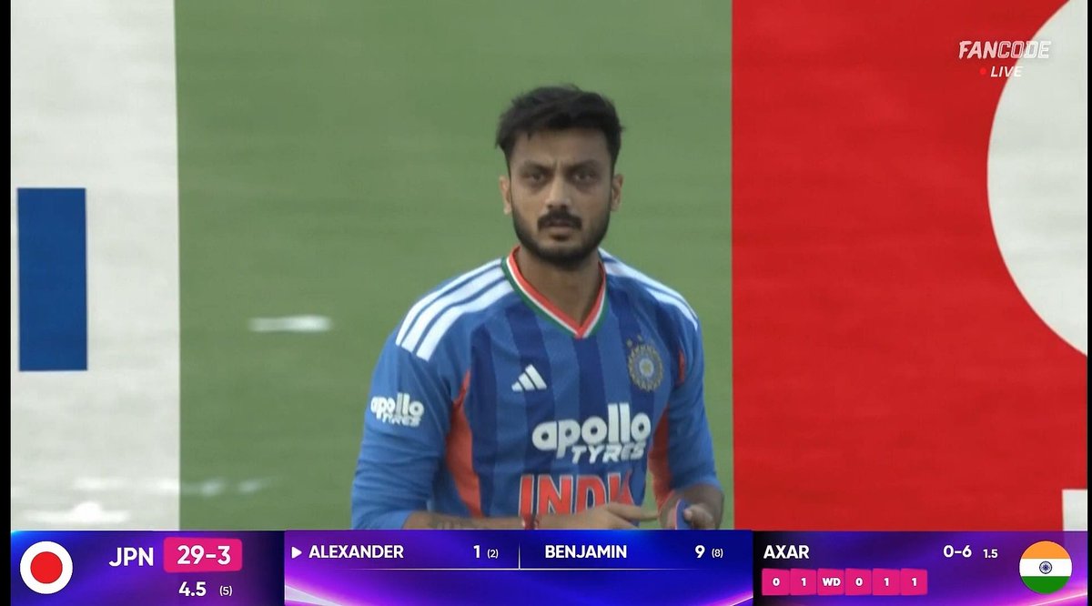 thor_csk's tweet photo. Axar Patel - The Hero for Team India today 🫡🇮🇳🔥
#teamindia #asiangames https://t.co/sev1i8YqSV