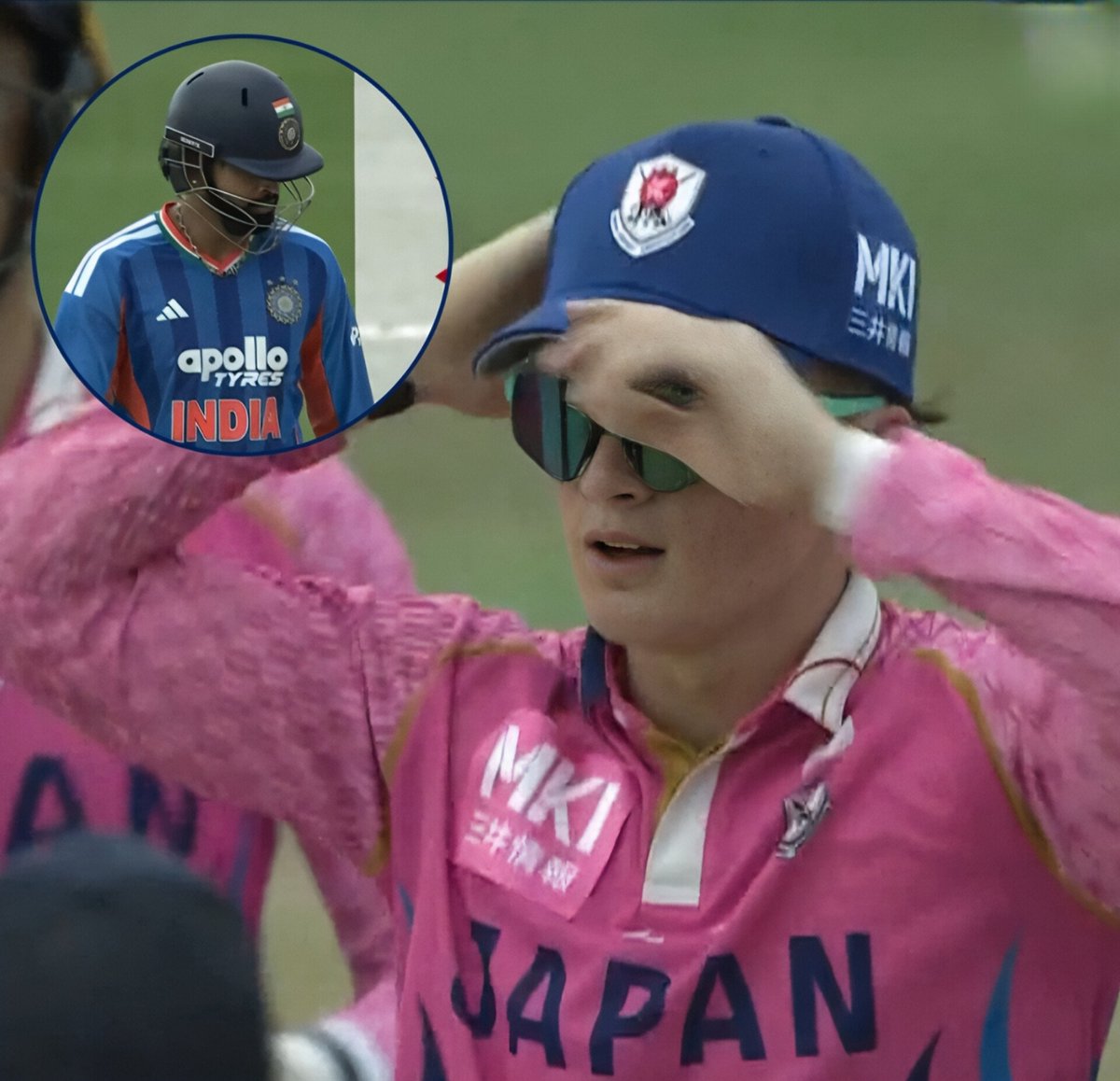 CricketIndian_'s tweet photo. Japan need 33 runs from 30 balls to pull off the unthinkable😮 https://t.co/blJeCrcQbW
