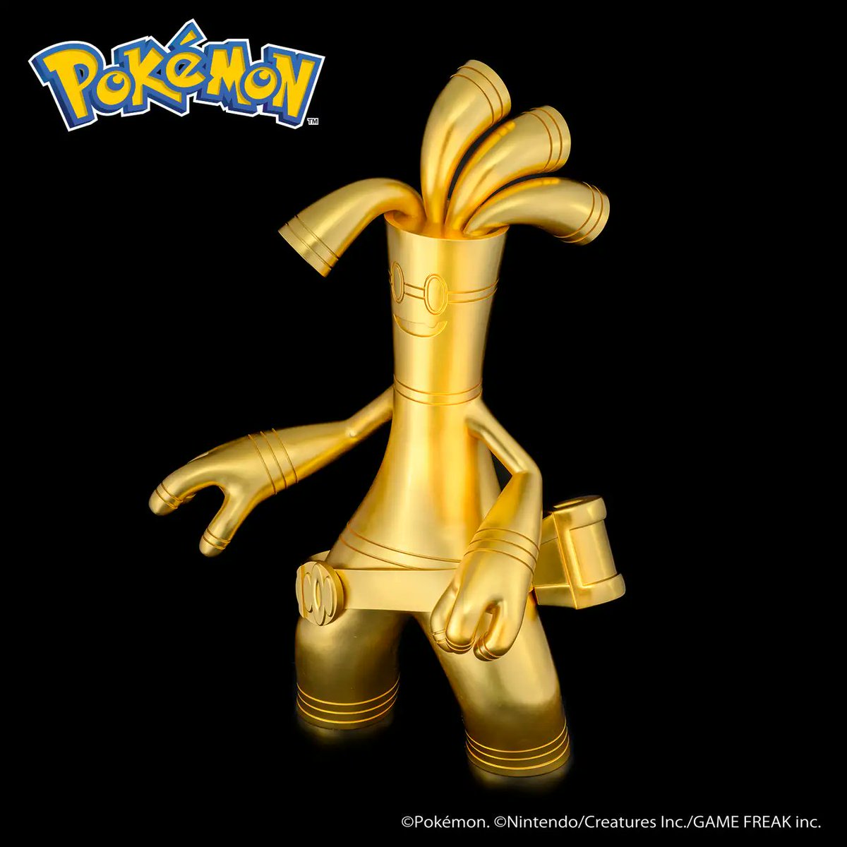 pokecamatomeru's tweet photo. 【ポケモン30周年】
横浜大黄金展で「純金製サーフゴー」が発売

✅横浜大黄金展
📅期間：2026年9月30日(水)～10月5日(月)
🏬場所：横浜髙島屋 8階 特設会場

✅純金製サーフゴー
・重さは約15g、高さは約6cm
💰K24 サーフゴー：1,540,000円(販売予定価格)

✅特別展示
・金箔約730枚を使用！等身大サーフゴーの黄金像
・金箔約200枚を使用！等身大ピカチュウの黄金像

✅詳細
https://t.co/LegRvAaGmW