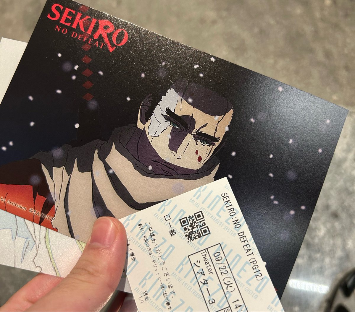 Tenshi_Eru's tweet photo. SEKIRO映画見てきたお＾＾
戦闘シーンかなり迫力があったな、ただ体感結構急ぎ足感はあった https://t.co/wbKPLW7L0P