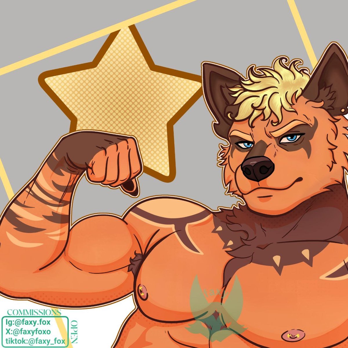 faxyfoxo's tweet photo. Hello again everyone :3
Today's commission is for the one and only @ronnoyeen
Hope you guys like it uwu
#furryart #furry #furrycommission 💛 https://t.co/sqimn6pYrr