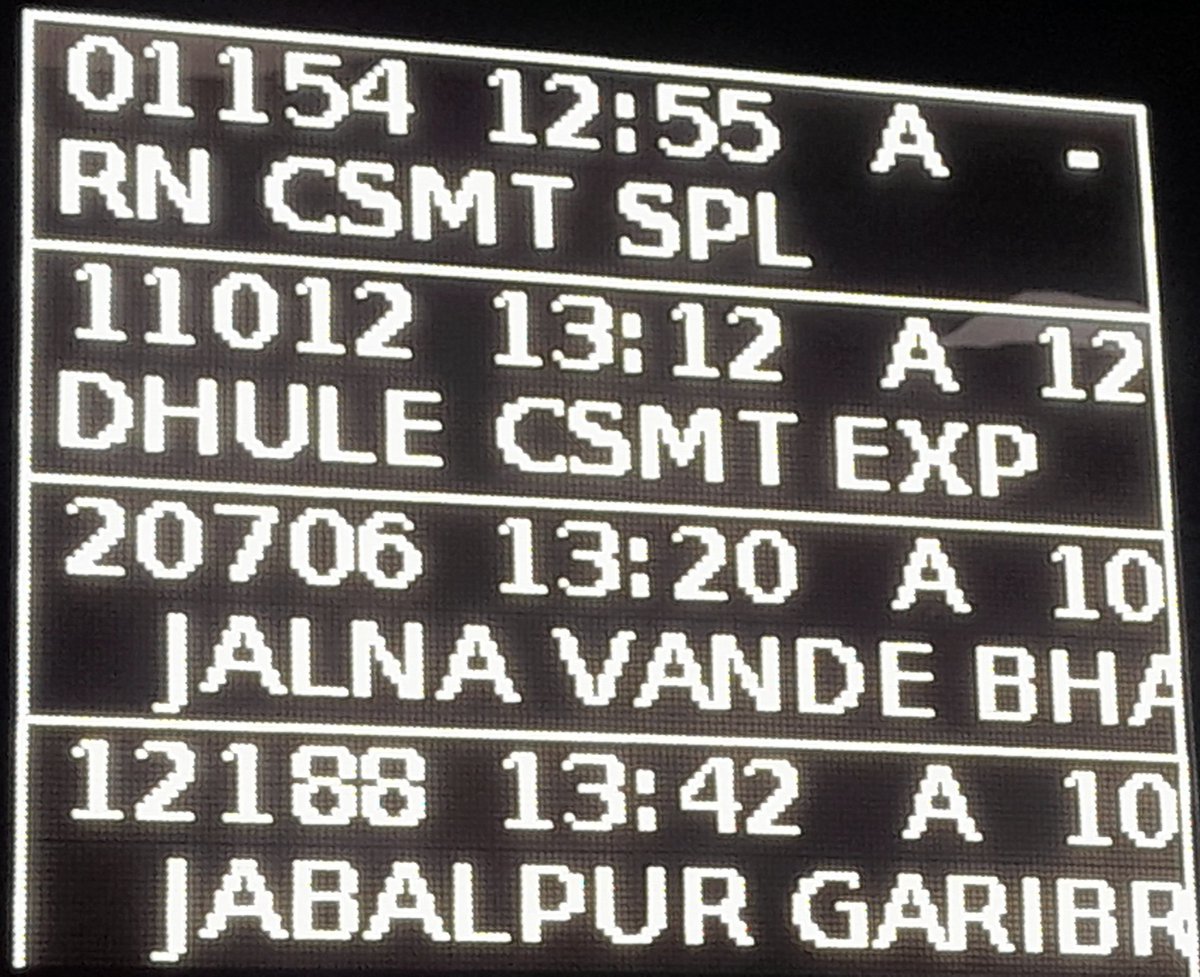 Nilesh071982's tweet photo. There is platfrom for kaon railway arrive time is 12.55pm but till no platfrom for arrival https://t.co/WbAy968FK5