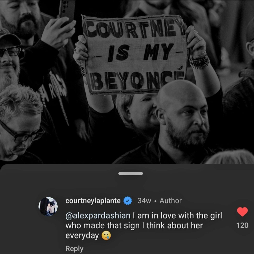 ElectricCross27's tweet photo. Like how even though I haven't been into Pop since middle school, I check out the Pop artists @corklezlaplante says she likes bc she means so much to me that if they've contributed anything to her essence, I believe they're at least worth appreciating. In relation, I held the sign below at my first @spiritboxband show in '23 to express my love for Courtney & her content was at least on the same level as she talked about loving Beyoncé & her content, as well as to show Courtney I respected her tastes, as she said a fan once got mad at her for saying she liked genres other than Metal. I'm still so very grateful Courtney expressed such positive feedback towards my genuinely heartfelt sentiment! 💝 I always hope to help her feel as close as possible to how very special she is to me! 💞