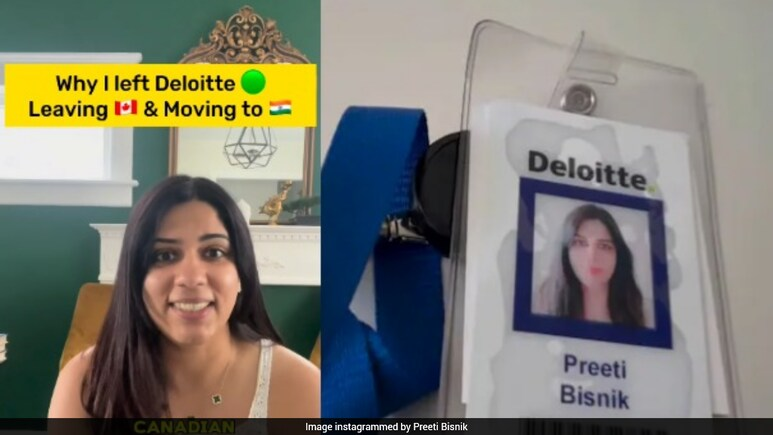 ndtv's tweet photo. After 6 Years In Canada, Woman Quits Deloitte Job To Return To India And Care For Ageing Parents https://t.co/xd8nN9veDZ https://t.co/90yrPmVLmk