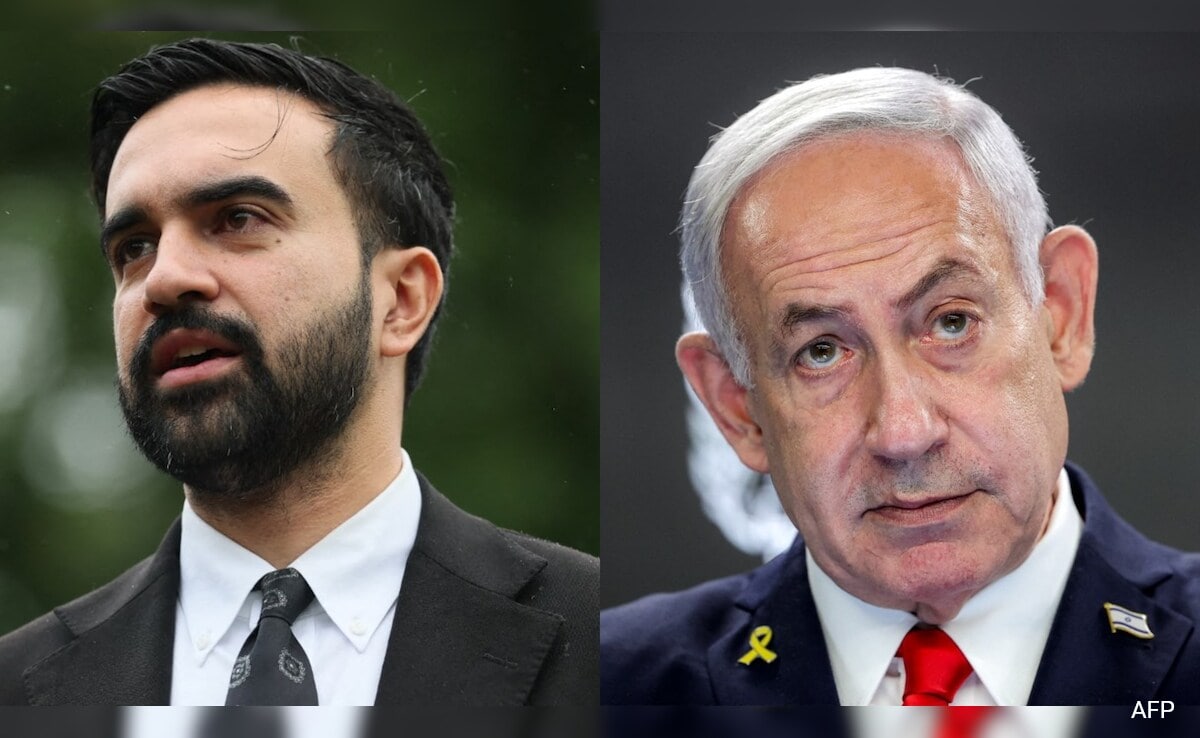 QudsNen's tweet photo. ICC-wanted Israeli war criminal Benjamin Netanyahu is expected to land in New Jersey rather than at New York's JFK Airport and return to "Israel" the same day after addressing the UN General Assembly, according to Ynet and The Jerusalem Post. 

Ynet, citing Yedioth Ahronoth, reported that the change was partly linked to concerns that New York Mayor Zohran Mamdani could order his plane to leave immediately. 

An Israeli official, however, told Walla that the Newark arrangement was due to airport coordination and security considerations and denied a connection to Mamdani.