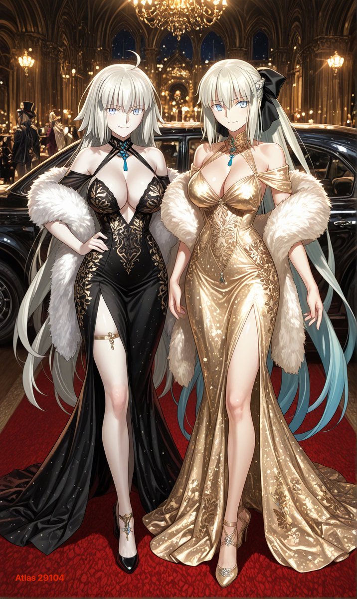 Atlas29104's tweet photo. カルデアのセレブ、女王2人❣️
#ジャンヌ・ダルク・オルタ #モルガン #FGO https://t.co/BSJtCrBlI9