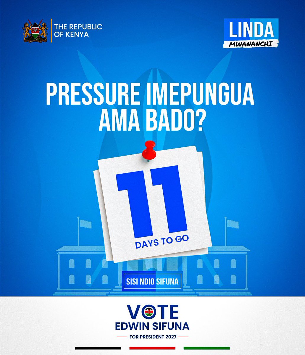 paulinenjoroge's tweet photo. Very very soon, the Party that we have all been waiting for will be unveiled! H.E Edwin Sifuna amejipanga sawa sawa! https://t.co/CWEVM3EwcP