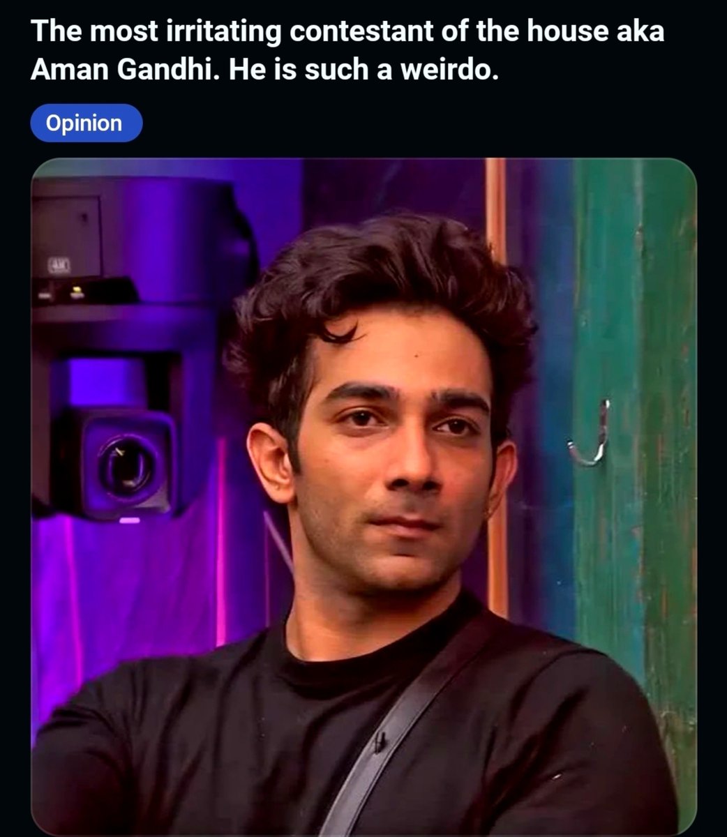 shreetradez's tweet photo. Aman Gandhi you are totally playing for Gullu with 0 Self Respect.

[Mary Kom, Mahhi Vij, Kanika Mann, Aamrapali, Isha, Arishfa Khan, Qazi Touqeer, Aasif, Uditi Singh, Rhiti Tiwari, Love Gill, Tanmay Singh, Scout Op, Harsh Machare, Yung Dsa, Salman Khan, Bigg Boss, Bigg Boss 20] https://t.co/g5Z6xZ2u3L