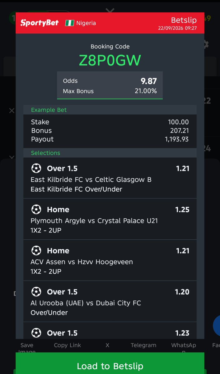 Bigdream_100's tweet photo. Daily 10 odds💥💥
Z8P0GW https://t.co/JgoPwTkmBO