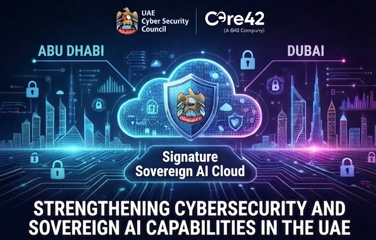 JEnnwisdomSpeak's tweet photo. True digital sovereignty means absolute control.
🔐🇦🇪 The UAE Cyber Security Council just raised the bar with Core42 at GISEC 2026, dropping a massive Signature Private Cloud to lock down our AI future. Absolute power move. 🔥
#CSCAtGISEC #GISECGLOBAL2026 https://t.co/2EU0GWFuBa