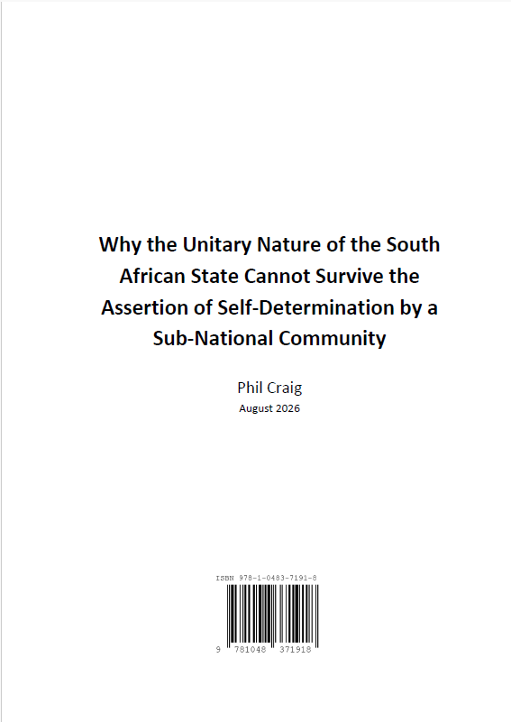 philcraig2's tweet photo. Last week I published a major paper on the law around self-determination and its application in the South African constitutional framework

Its essence is that when it comes to self-determination, the Constitution is subordinate to international law, and communities wishing to legitimately assert their right  to self-determination must be accommodated by the South African State

This has far-reaching consequences, including in the fight for devolved policing powers in the Western Cape, control of single-medium schools, and fiscal autonomy

No community can be prevented from acting in its own best interest, by the national majority, providing that in doing so, it does not infringe upon the rights of others

If you would like a copy of the paper you can download it in the links in the comments, via the CIAG website, or via @SSRN/@ResearchGate 

Constructive debate and feedback will be welcomed