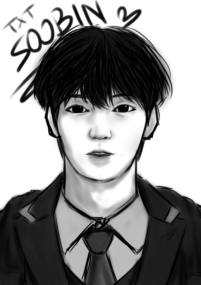 EiyawT's tweet photo. I just came online and see there's a person with soobin pfp, and I was excited to post it! I'm a fan of soobin too, and here's my attempt to draw him weeks ago!!!

#soobintxt #soobin https://t.co/PeyfQp0555
