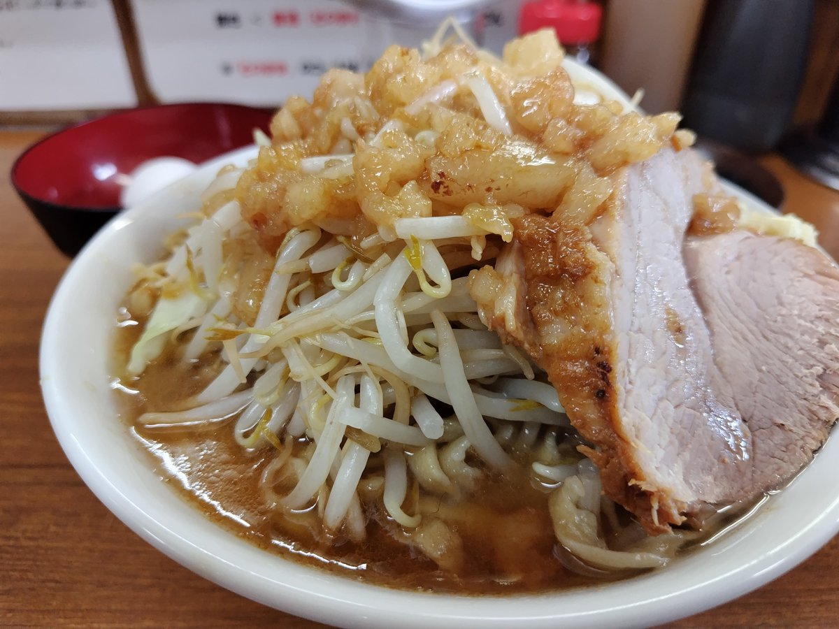 osawing's tweet photo. 北浦和どでんラーメンニンニクスクナメアブラ生玉子 https://t.co/AmgtFGlORa
