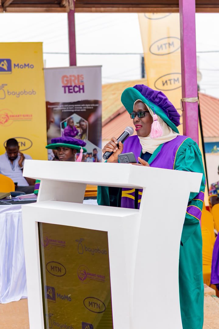 AllanSseky's tweet photo. โToday, a certificate is just the beginning. Practical skills are the real currency of opportunity.โ
Principal Nakazibwe Jannat advocates for greater opportunities for girls to develop hands-on skills, emphasising that STEM is a space where everyone belongs.
#SmartGirlsGrad2026
#GirlsWithTools