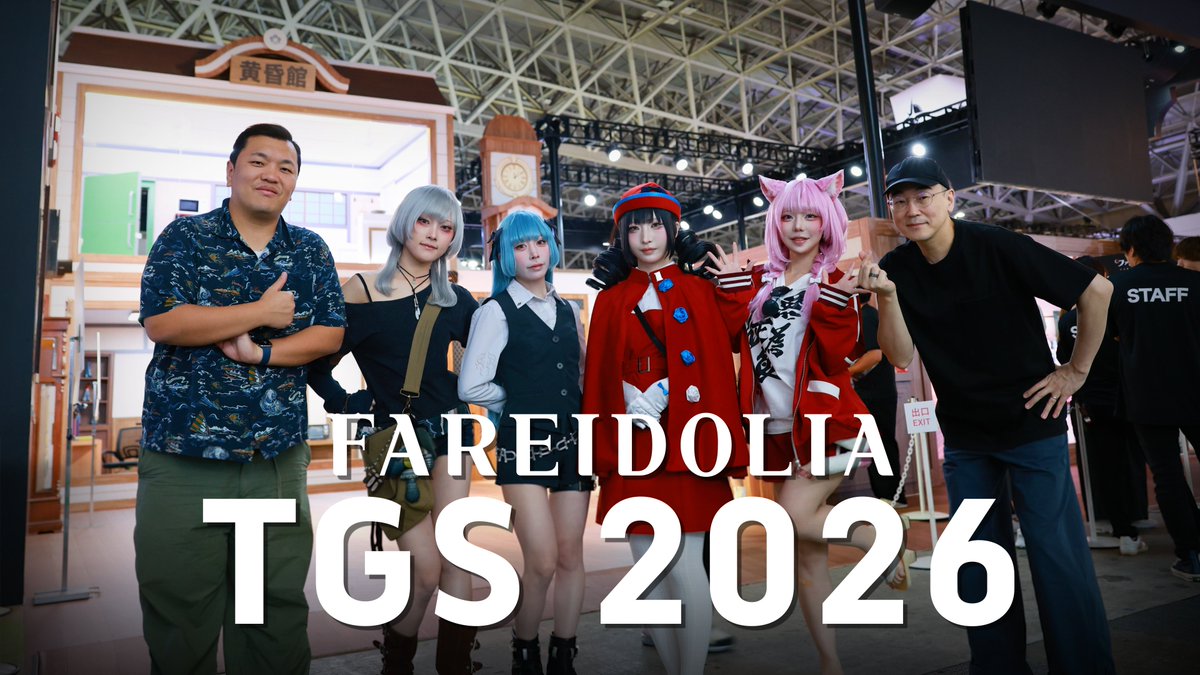 Fareidolia_EN's tweet photo. ❖ FAREIDOLIA at #TGS2026 ❖

The world of FAREIDOLIA came to life!

Thank you for making TGS2026 so special. If you couldn't join us, we hope these moments bring some of that excitement to you, too. ✨

🎞 Event Recap
https://t.co/2cLfLDMaEw

*English subtitles are available📝

#FAREIDOLIA