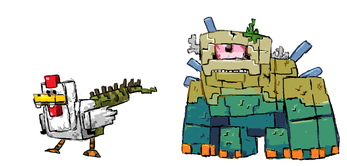 Primalishe's tweet photo. here are more critters of mine(craft)
#minecraft #Gamedev #Modding #Minecraftmods #paint https://t.co/RBibZ8QfiQ