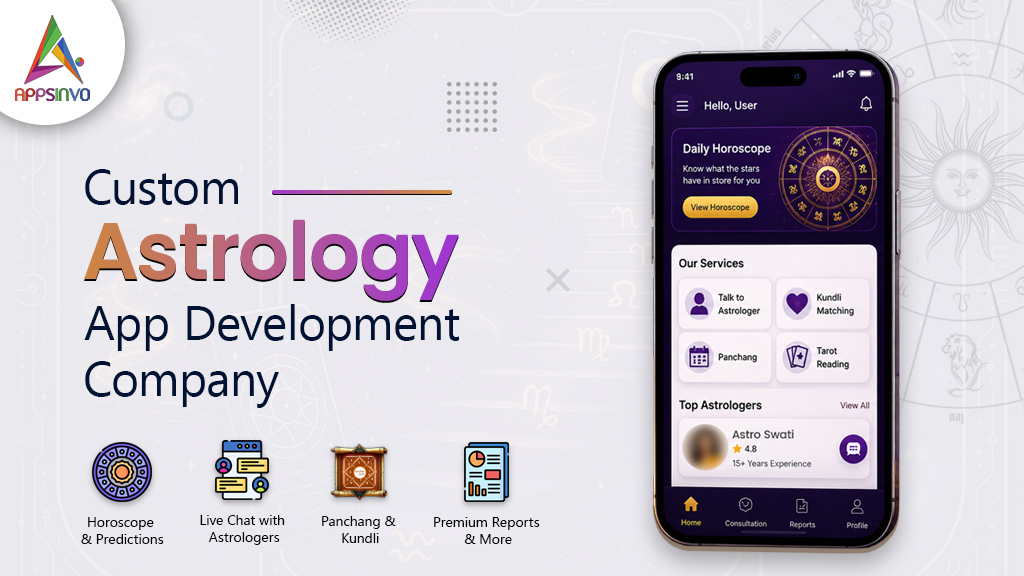 Appsinvo's tweet photo. At Appsinvo, we help businesses and individual astrologers to tap into this opportunity — through powerful, scalable, and user-friendly astrology applications. #AstrologyApp #TechInnovation #StartupIndia #AppDevelopmentCompany #iOS #Android #App #Company #Appsinvo https://t.co/VoWj1MZ4MR