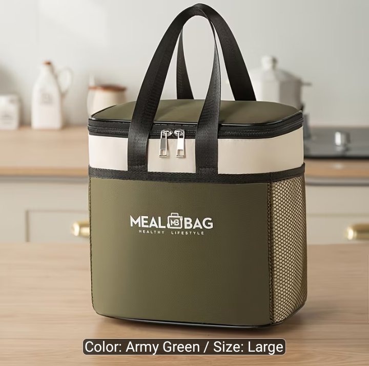 khykheloormuur's tweet photo. This Insulated Lunch bag is one of my absolute best buys on Temu. 

I got it for 6,000naira when I bought it. 
Make sure to check measurements for the 3 sizes available. https://t.co/tcTCpMkwtF