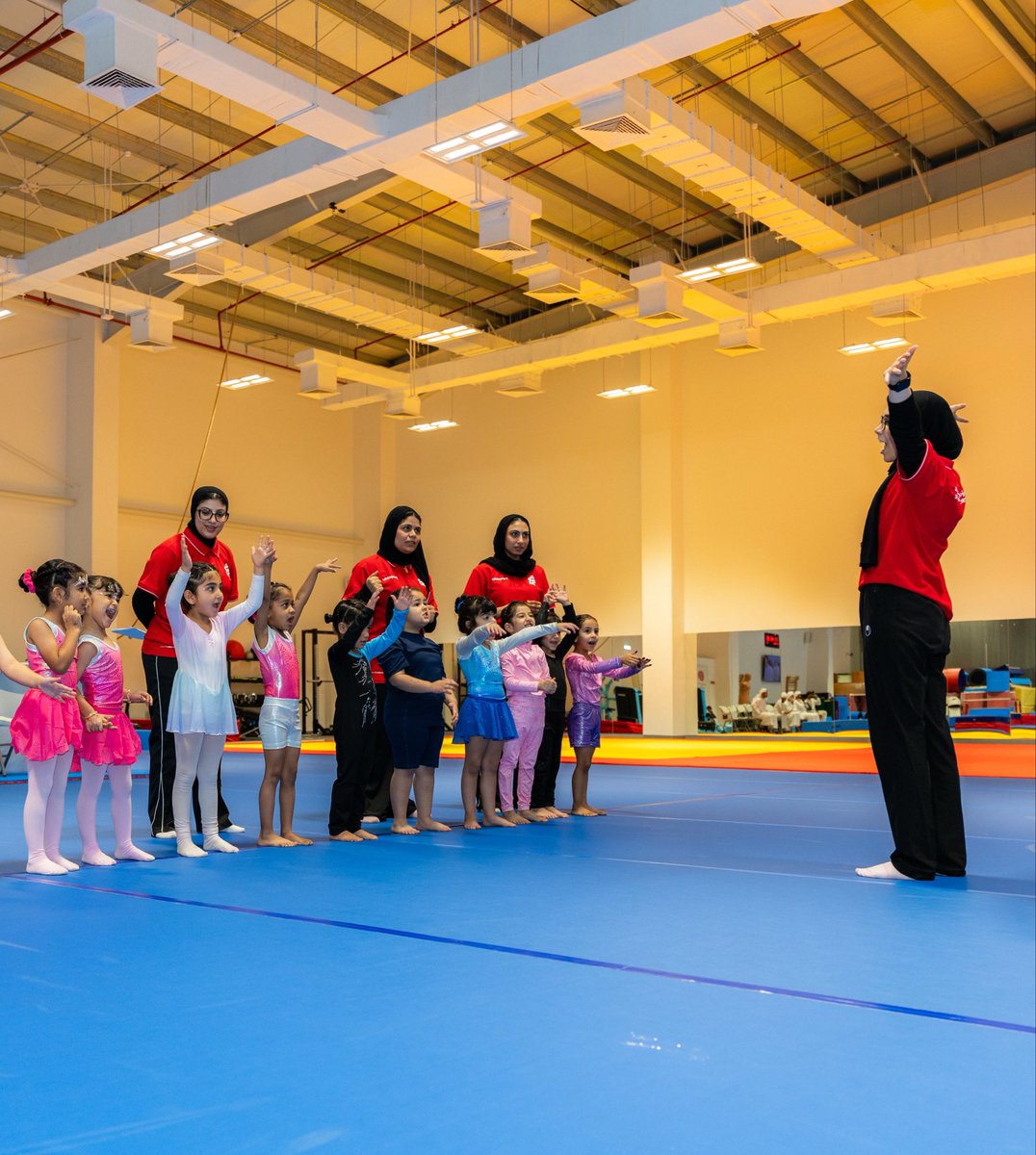 shjsws's tweet photo. The championship featured the participation of Sharjah Women’s Sports Club, Kalba Women’s Sports Club, and Al Dhaid Women’s Sports Club, on Saturday, 19 September 2026, at the Sharjah Women’s Sports Olympic Center.

98 young gymnasts, with ambitions bigger than their age. 🤍🤸🏻‍♀️ https://t.co/NNUkiGMdZC