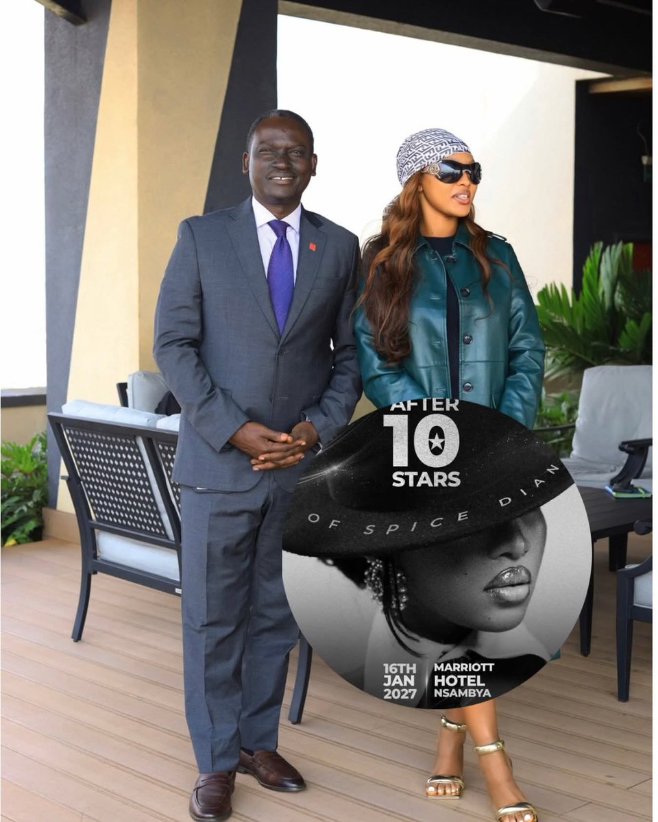 RealDarius2311's tweet photo. @SpiceDianaUg  is taking her 10 years of good music at Mariott hotel Kampala on 16th January 2027, she has announced. https://t.co/ZsATqOx0YT