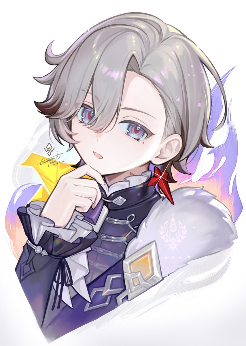 C6teu's tweet photo. コラボカフェ衣装☕イルーガくん https://t.co/djBGskXwDR