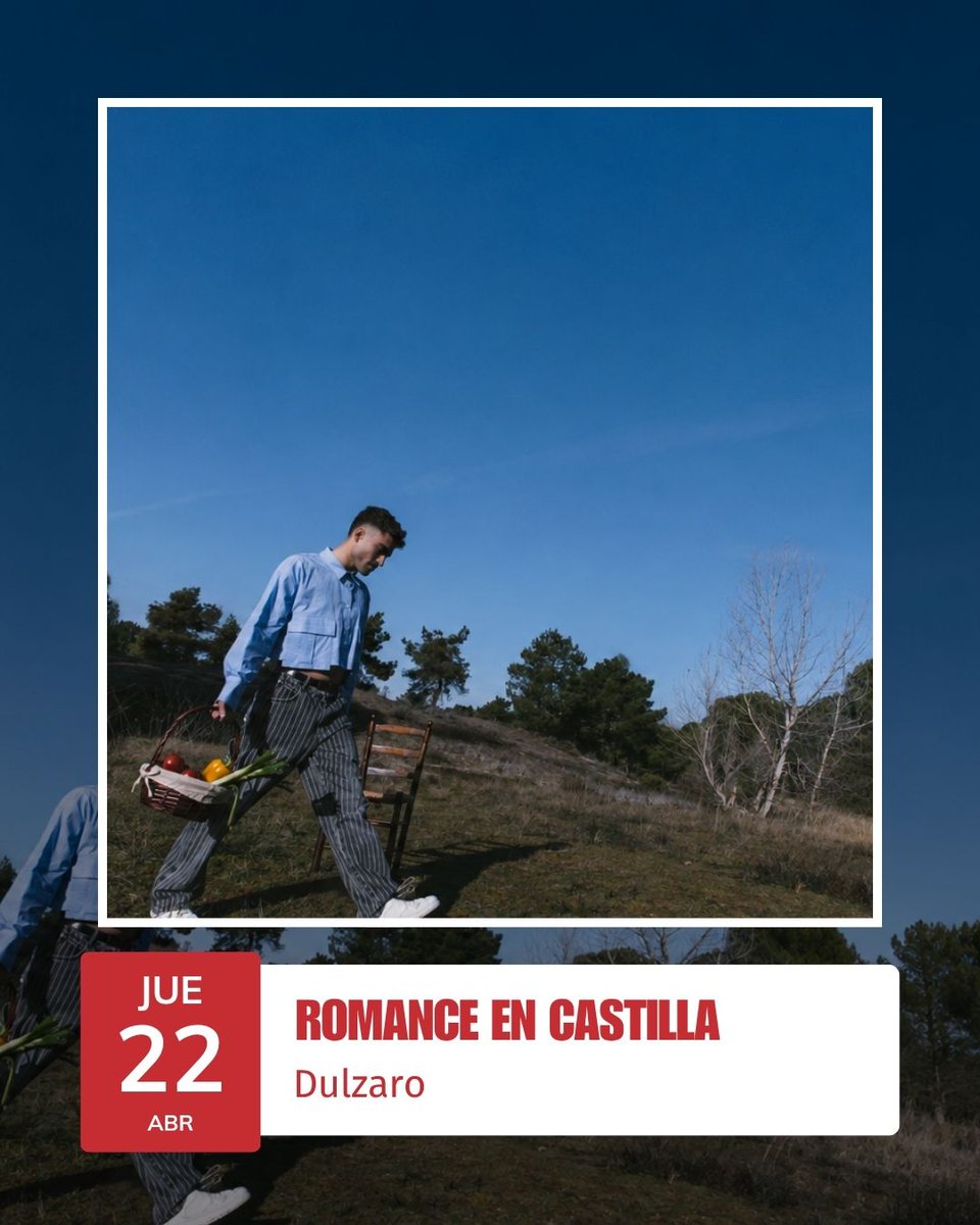 LavaVLL's tweet photo. Dulzaro estará presente en la temporada 2026-2027 con 'Romance en Castilla' 🎶

Un viaje musical donde la tradición castellana y la poesía dialogan con la sensibilidad del presente, tendiendo puentes entre la memoria y la creación contemporánea. https://t.co/zh4aXx1ObW