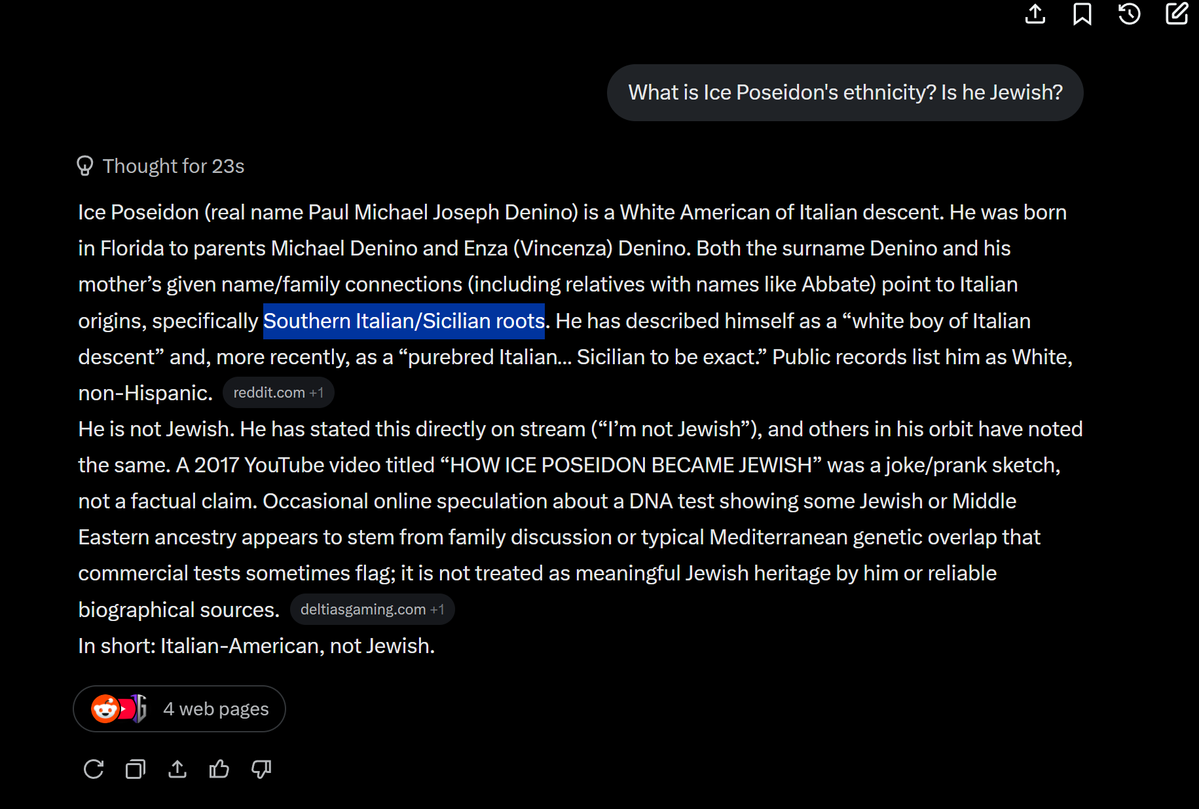 MrWhiteskull's tweet photo. Ahh so @REALIcePoseidon is black, not jewish.
#fishtanklive #AssEeNon #SeeEx #ElEstanque #CX #FT2 #IP2 https://t.co/zXsC3CQY4x