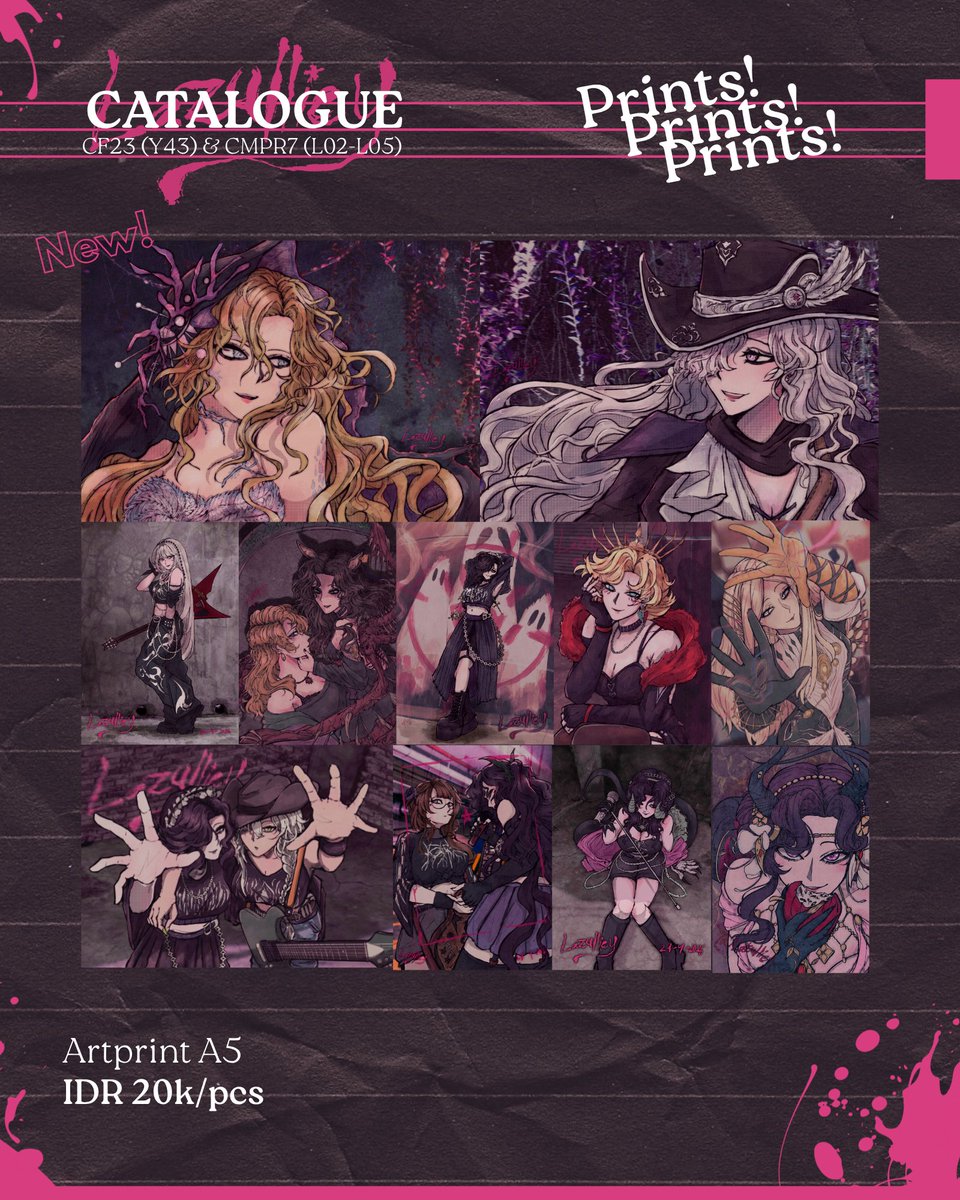 Lazulliey's tweet photo. Open PO for #CF23 and #comipara7 yall!!
[RTs and 💜 appreciated!]

🔪Fandom: R:1999
🔪PO Period : 22-28 Sept
🔪Pickup Booth: Hawt Topic (CF23)/Sarangsa (CMPR7) both days
🔪Mail order after event!

PO link: https://t.co/ZzuyTcwd49 https://t.co/fiB5mrRGOV