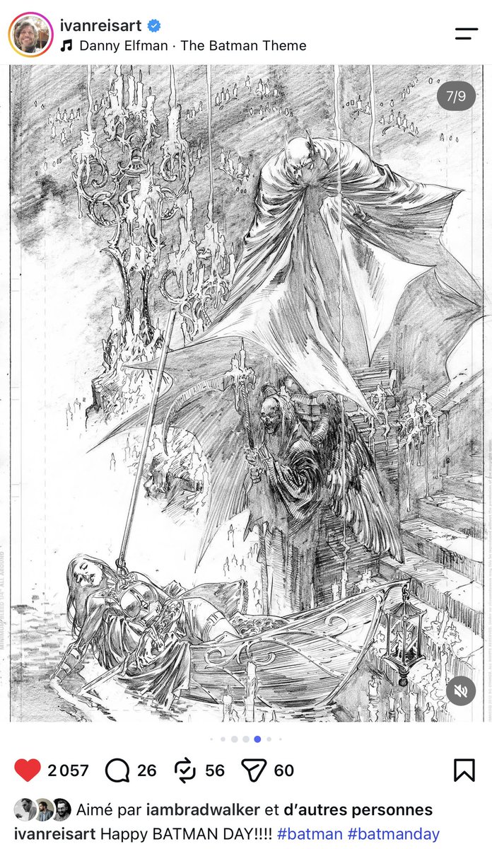 From_House_of_L's tweet photo. Ivan Reis shared his Brutalia art on Instagram for the Batman Day 💖 https://t.co/OplQpK6UOE