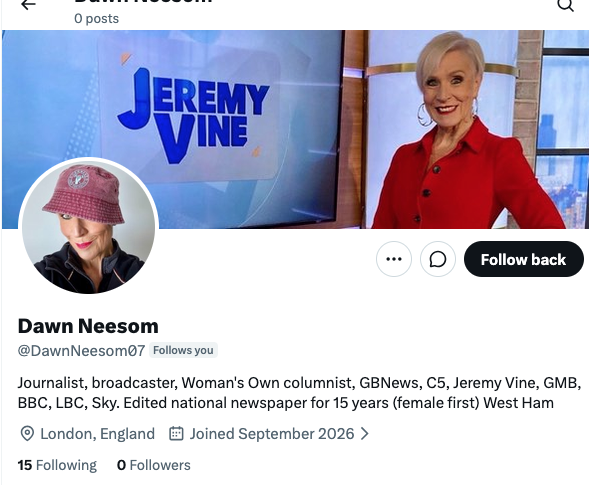 DawnNeesom's tweet photo. Morning lovely people. Please note some tw*t with too much time on their hands is pretending to be me. They're not. Please block &amp; report DawnNeesom07. This is my only account. Thank you. 😘 https://t.co/BW2bmnMYKL