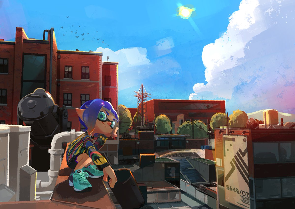 Dokuso_Ld's tweet photo. Inkblock academy #splatoon #splatoon3 https://t.co/XFKEsDyinS