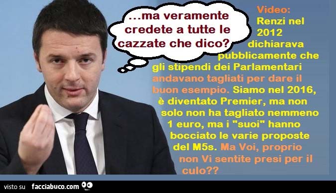 CatoneCito's tweet photo. @matteorenzi https://t.co/WX95CXlqYl